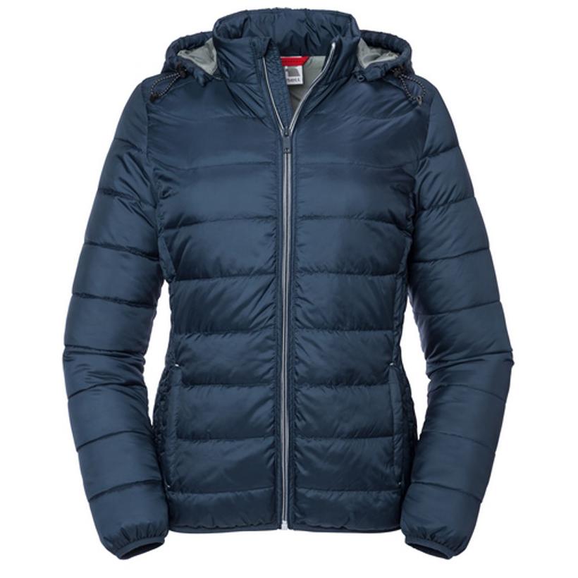 Jachetă cu glugă pentru femei Russell Nano Orion Navy Blue