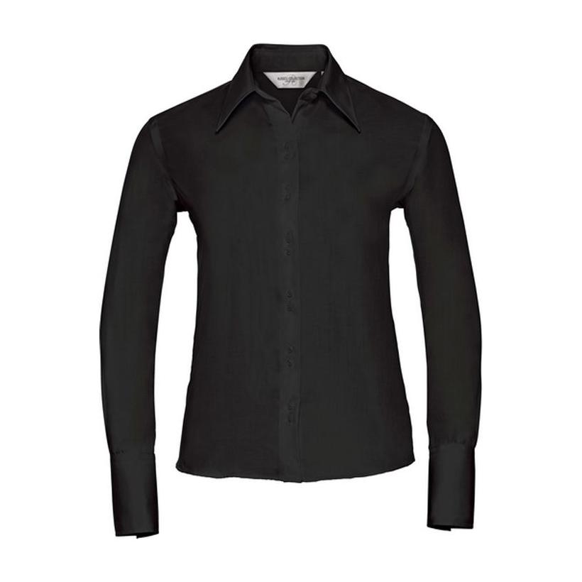 Cămașă Russell Non-iron cu mânecă lungă  Negru