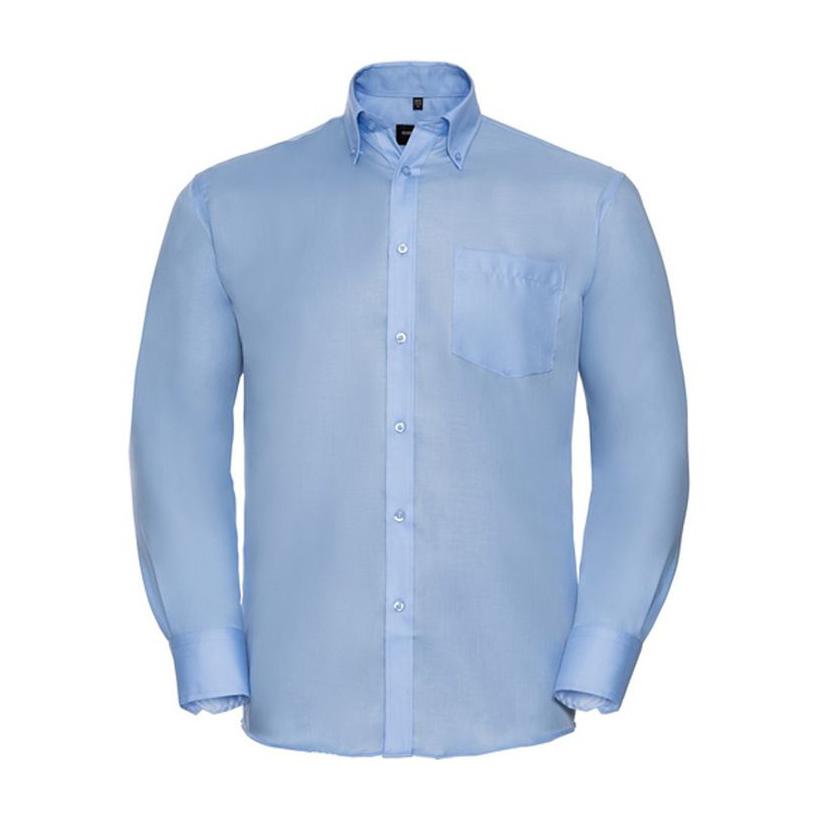Cămașă bărbați Russell Non-iron cu mânecă lungă  Bright Sky