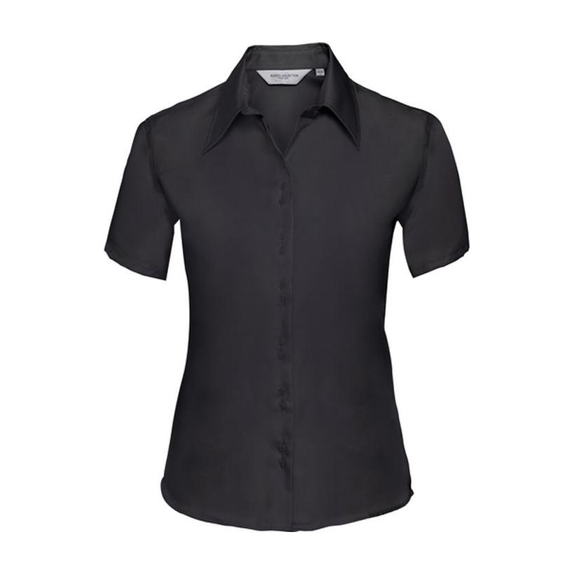 Cămașă damă Russell Non-iron cu mânecă scurtă  Negru