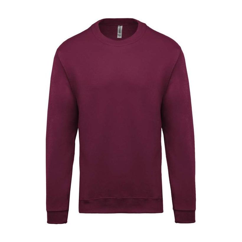 Pulover cu guler rotund Bordeaux XXL