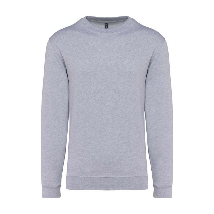 Pulover cu guler rotund Gri