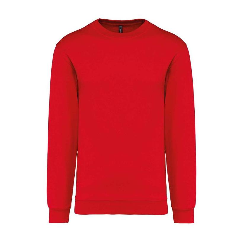 Pulover cu guler rotund Rosu