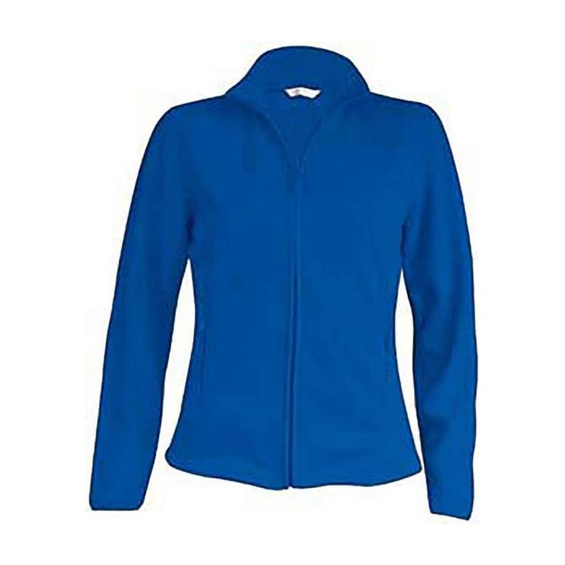 Jacheta fleece cu fermoar pentru femei Maureen Albastru 4XL