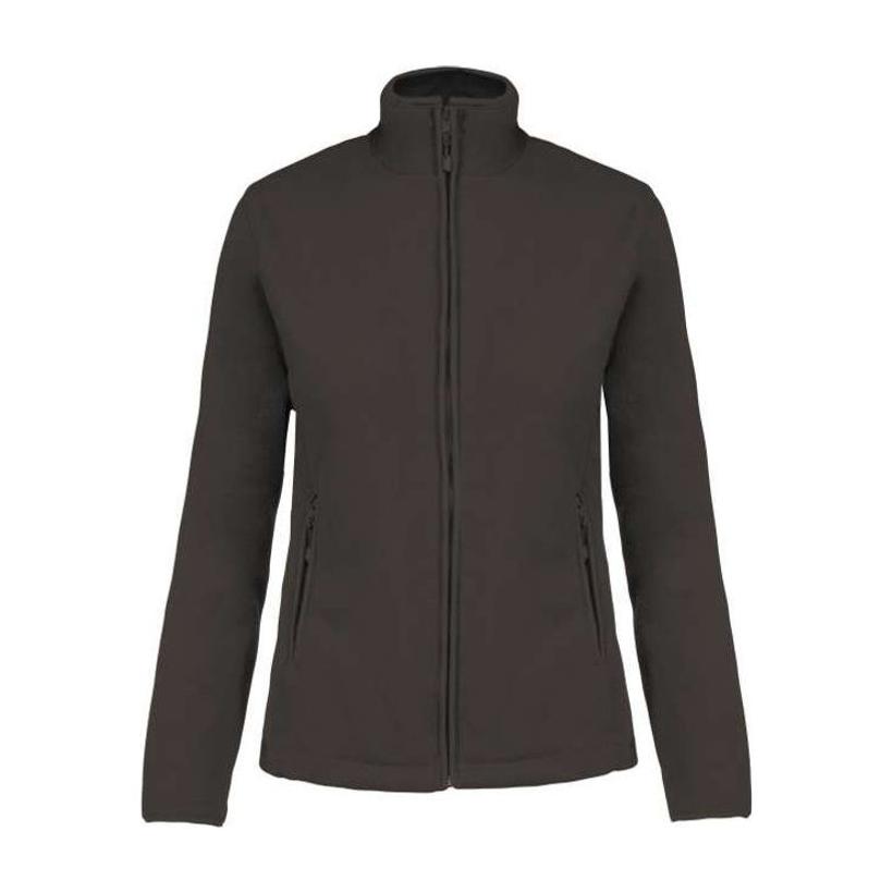 Jacheta fleece cu fermoar pentru femei Maureen Gri 3XL