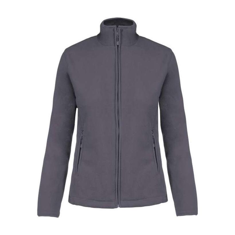 Jacheta fleece cu fermoar pentru femei Maureen Gri