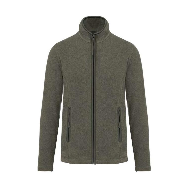 Jacheta fleece cu fermoar pentru femei Maureen Green Marble Heather XS