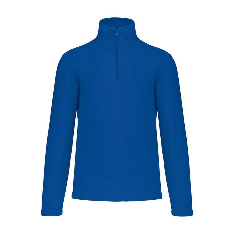 Jachetă fleece cu guler cu fermoar Enzo Albastru 4XL
