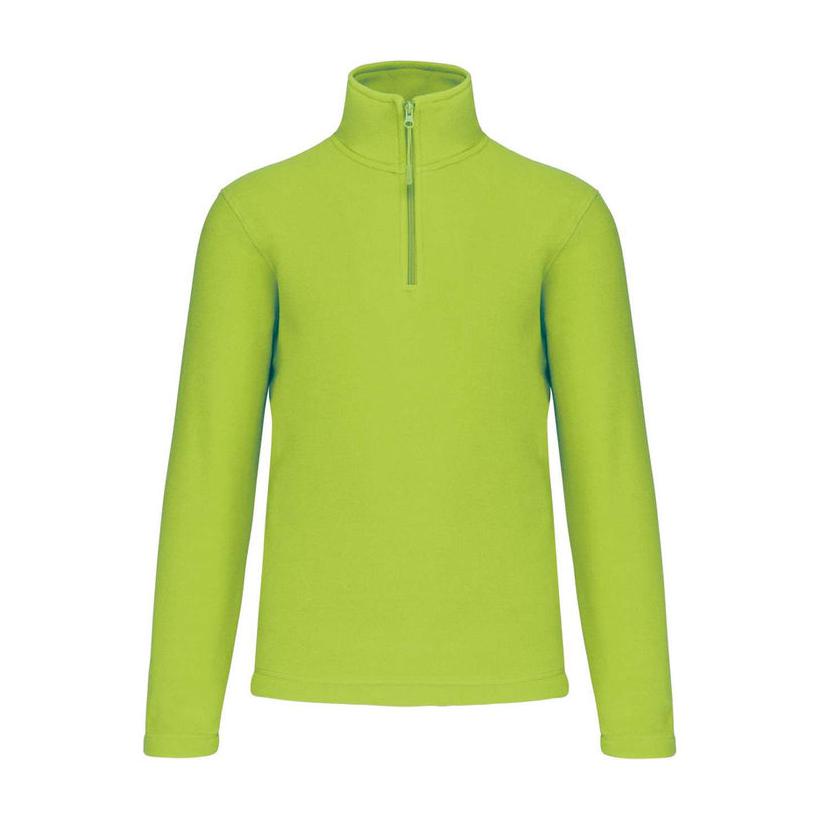 Jachetă fleece cu guler cu fermoar Enzo Verde