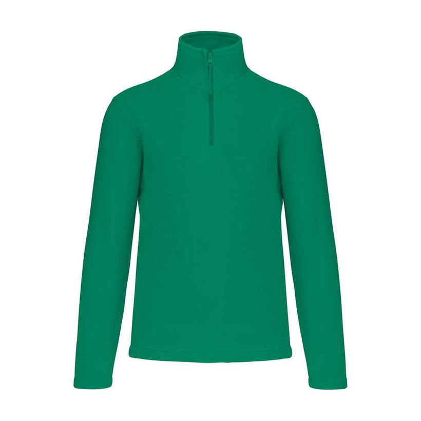 Jachetă fleece cu guler cu fermoar Enzo Verde XXL