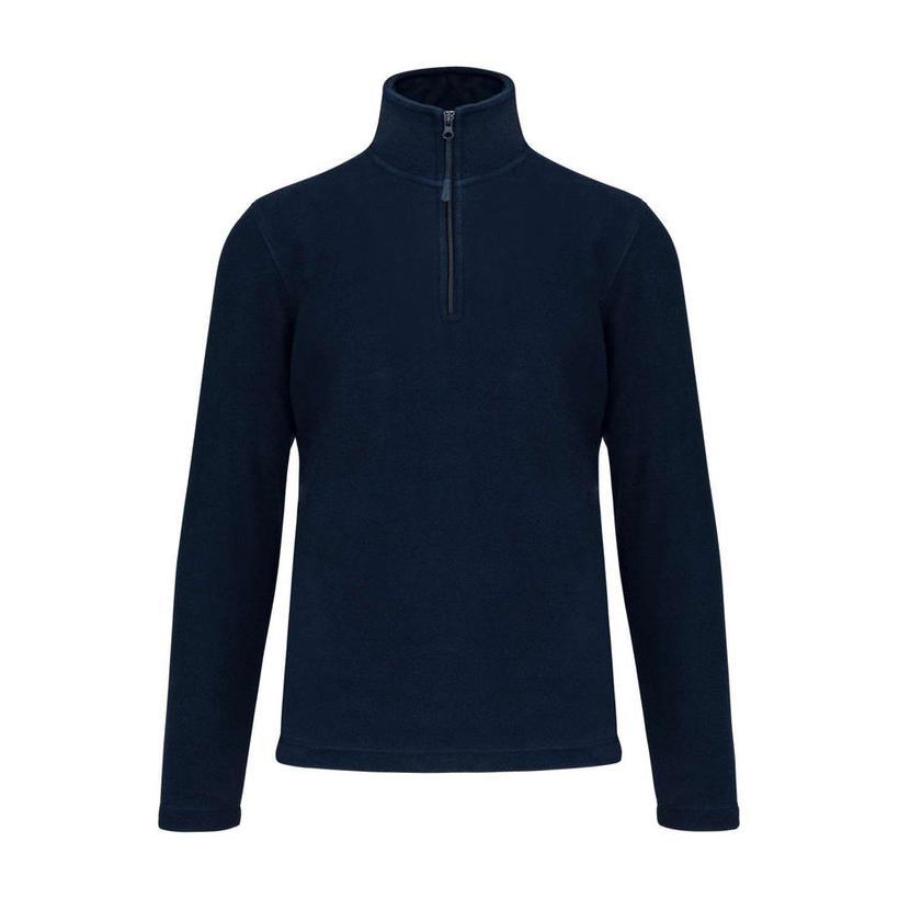 Jachetă fleece cu guler cu fermoar Enzo Navy Blue 4XL