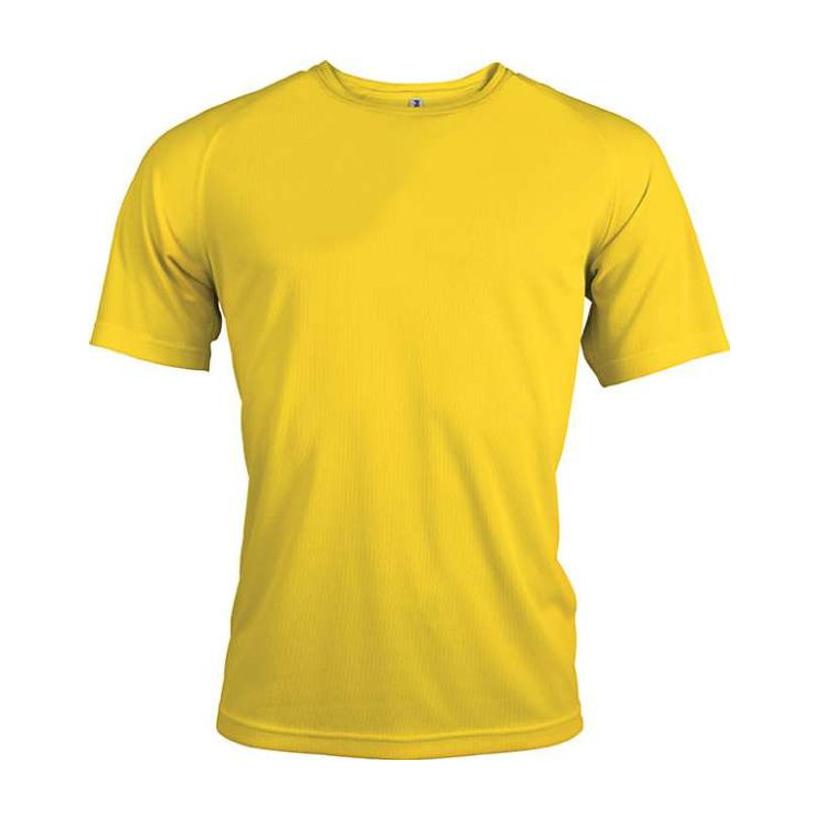 Tricou sport cu mânecă scurtă pentru bărbați True Yellow