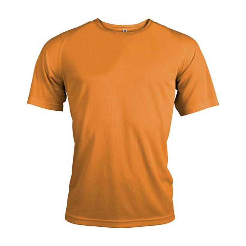 Tricou sport cu mânecă scurtă pentru bărbați Portocaliu XL