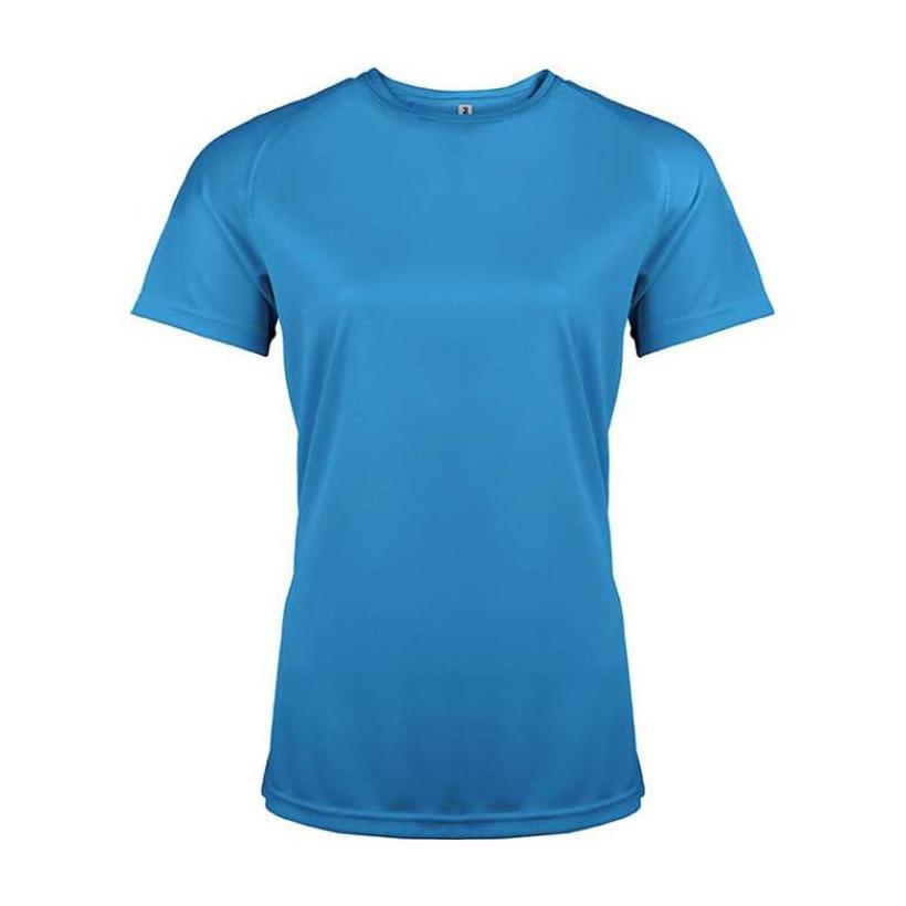 Tricou sport cu mânecă scurtă pentru femei Heather Sapphire