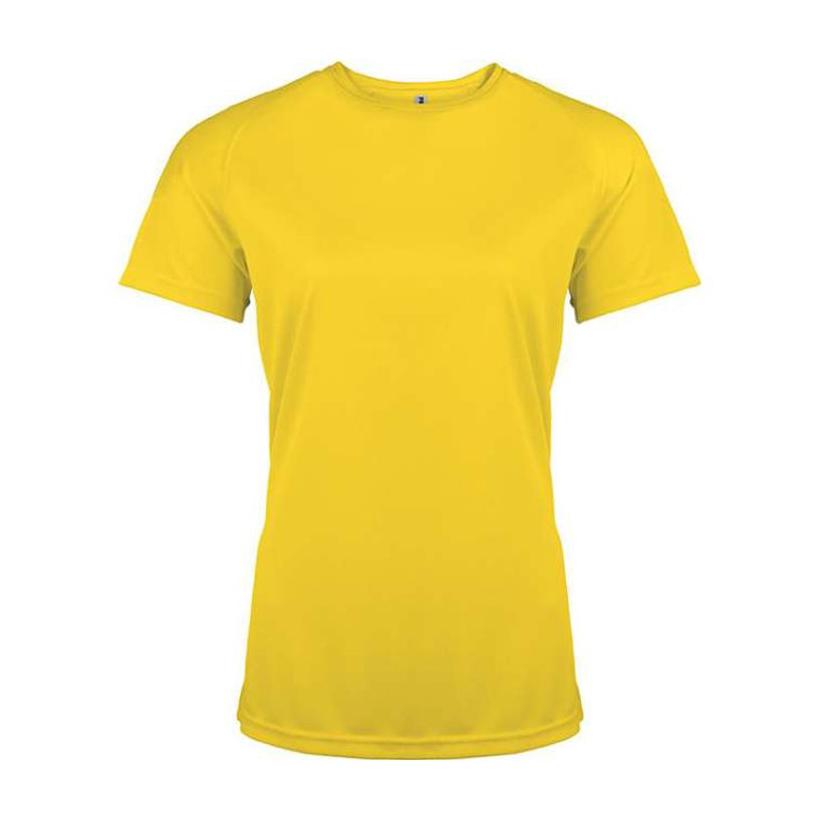 Tricou sport cu mânecă scurtă pentru femei True Yellow M