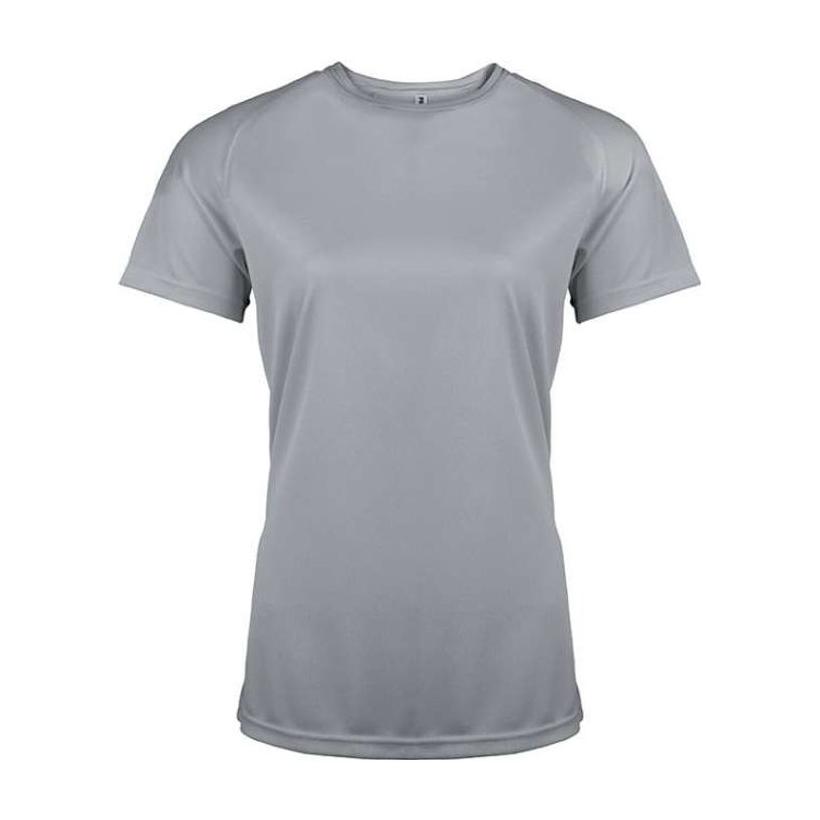 Tricou sport cu mânecă scurtă pentru femei Fine Grey