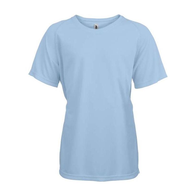 Tricou sport cu mânecă scurtă pentru copii Albastru