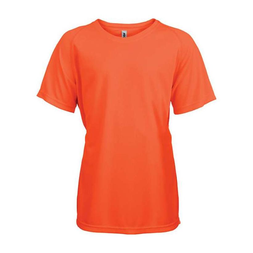 Tricou sport cu mânecă scurtă pentru copii Portocaliu