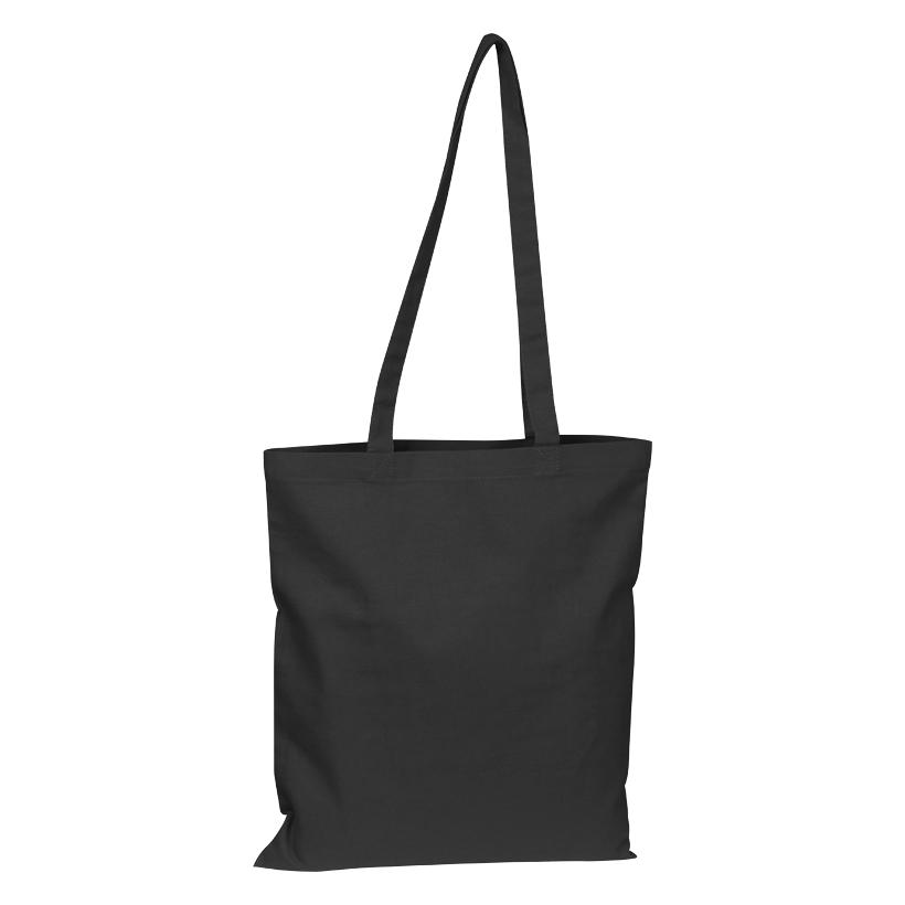 Sacoșă din bumbac organic Barnsley (180 g/m²) Negru
