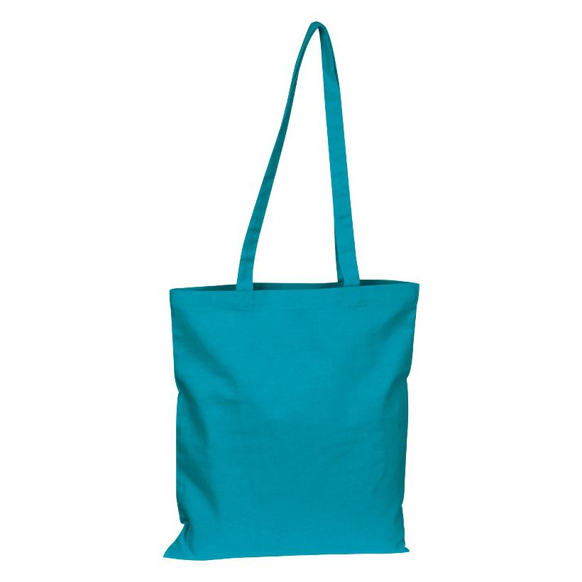 Sacoșă din bumbac organic Barnsley (180 g/m²) Turquoise