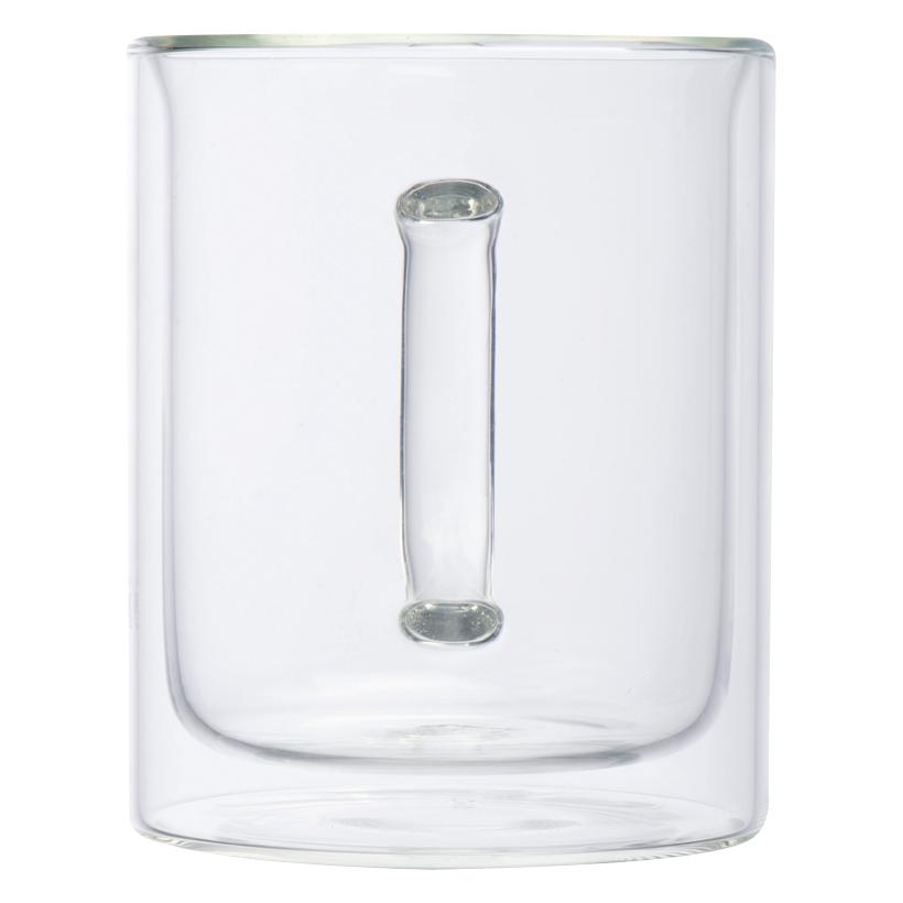 Cană din sticlă cu pereți dubli Caracas, 350 ml Mixt