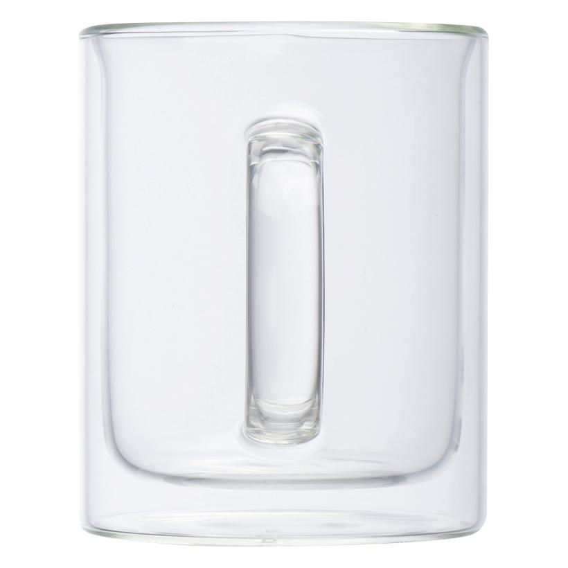 Cană din sticlă cu pereți dubli Caracas, 350 ml Mixt