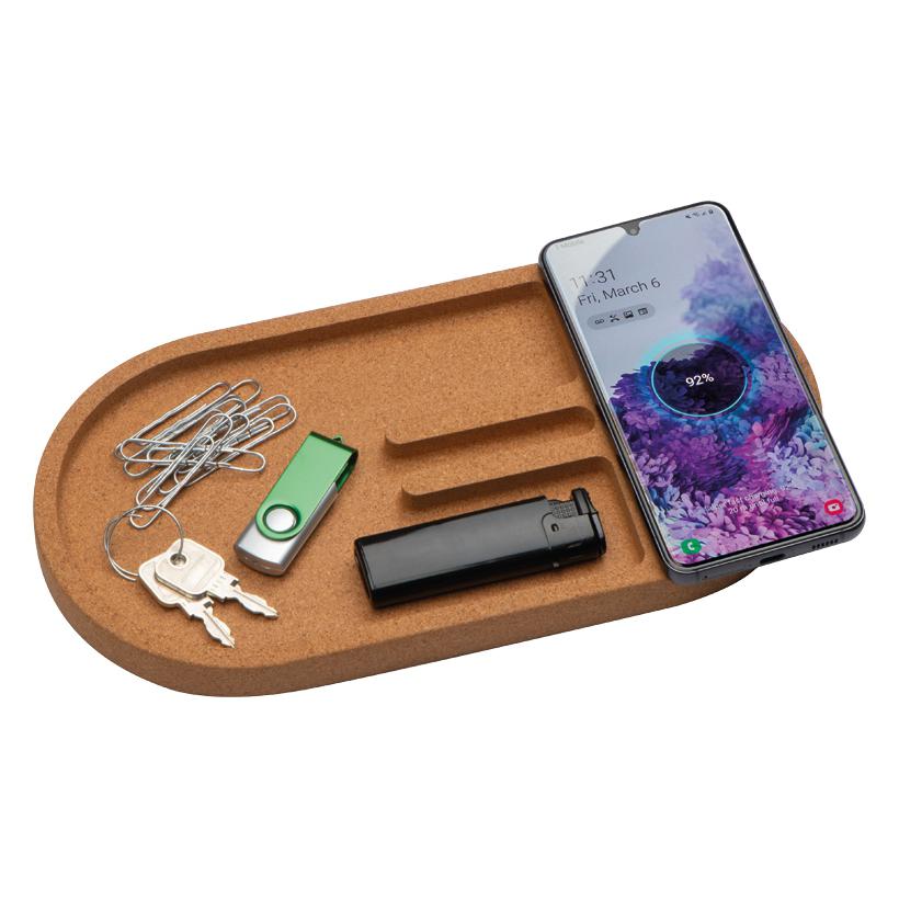Organizator birou cu încărcător wireless Lancester  Beige