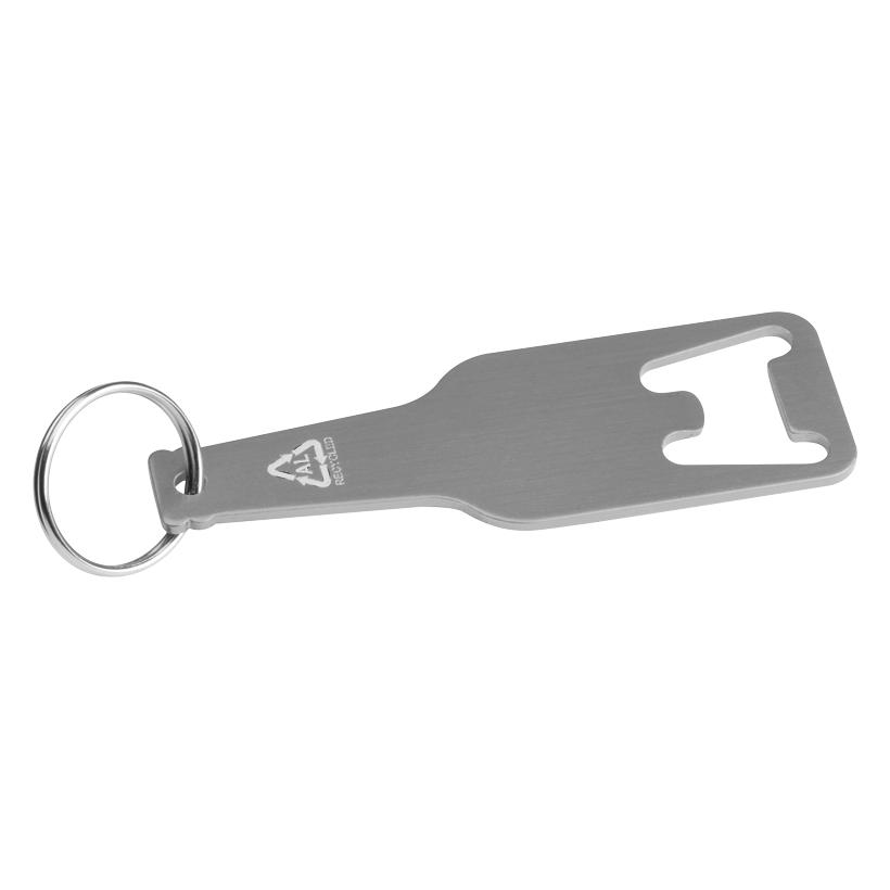 Deschizător de sticle din aluminiu reciclat Malmö Gri