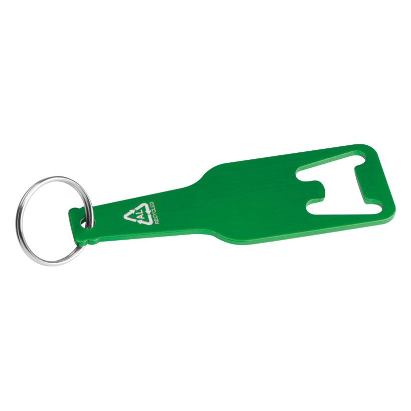 Deschizător de sticle din aluminiu reciclat Malmö Verde