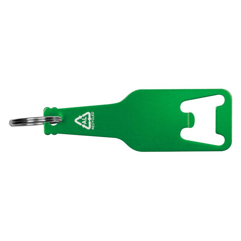 Deschizător de sticle din aluminiu reciclat Malmö Verde