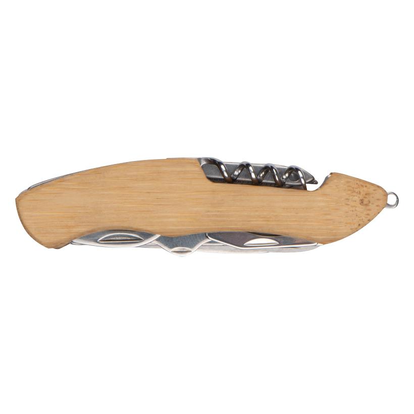 Set cadou ecologic lanternă și briceag Linz Beige