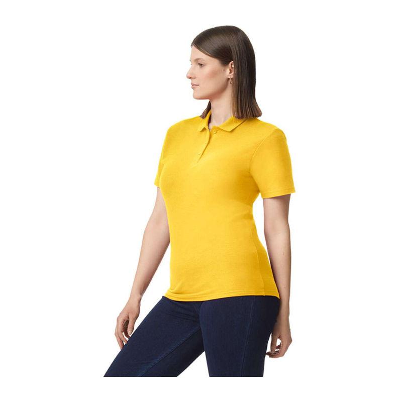 Tricou polo pentru femei Softstyle® Galben L