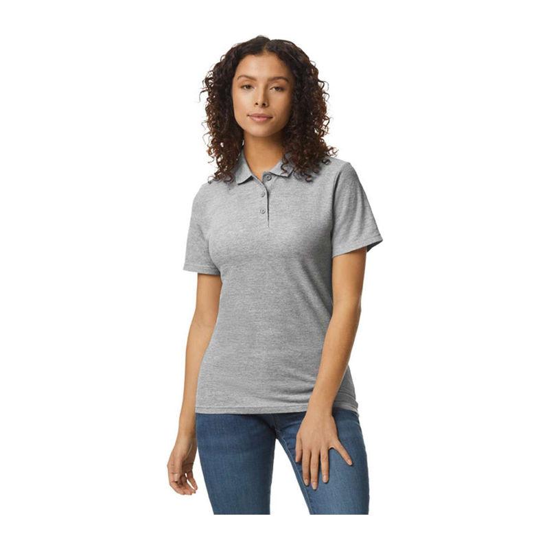 Tricou polo pentru femei Softstyle® Gri XL