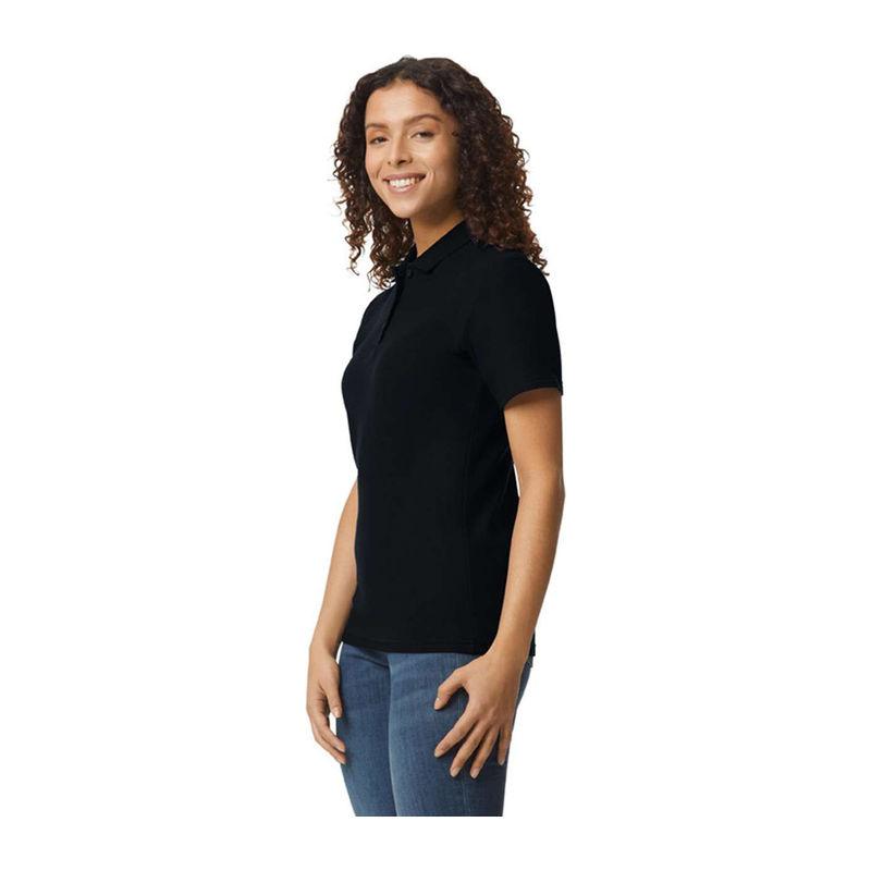 Tricou polo pentru femei Softstyle® Negru M