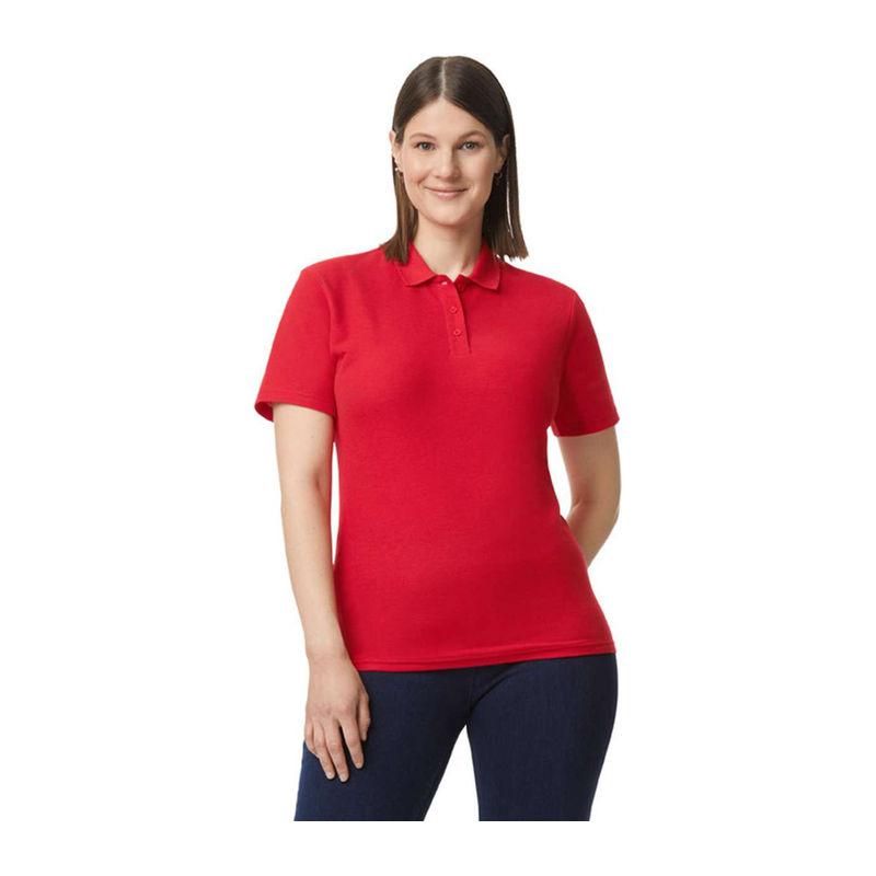 Tricou polo pentru femei Softstyle® Rosu