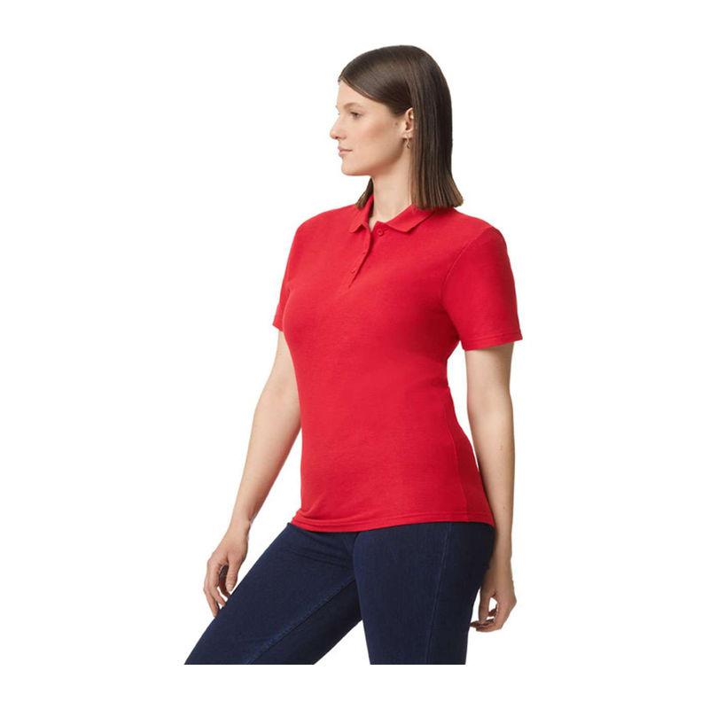 Tricou polo pentru femei Softstyle® Rosu M