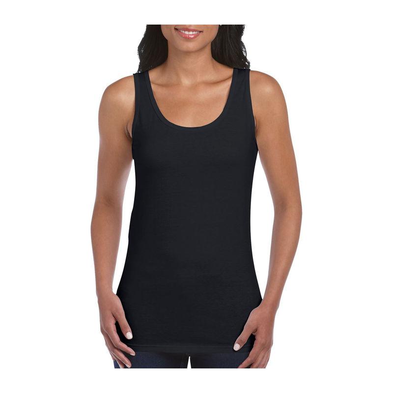 Maiou pentru femei Gildan Softstyle® Negru