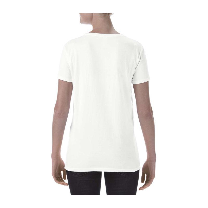 Tricou cu guler larg pentru femei Gildan Softstyle® Alb M