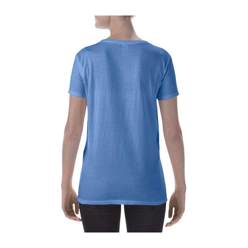 Tricou cu guler larg pentru femei Gildan Softstyle® Heather Royal S