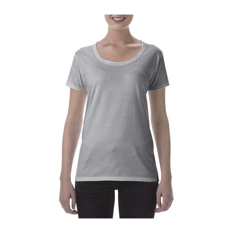 Tricou cu guler larg pentru femei Gildan Softstyle® Gri S