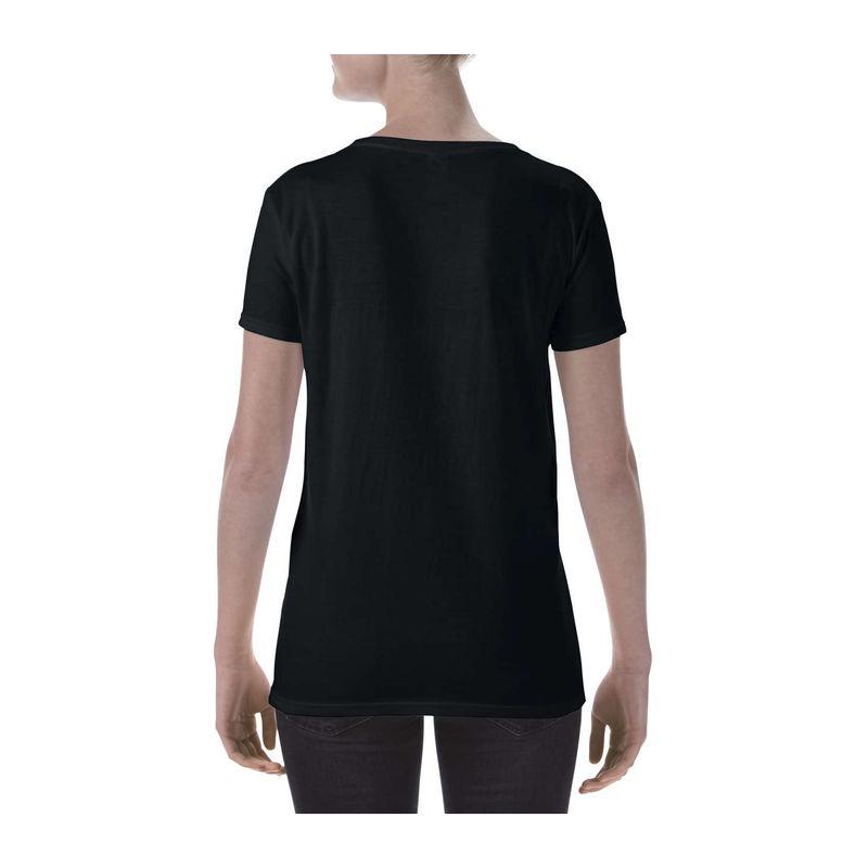 Tricou cu guler larg pentru femei Gildan Softstyle® Negru M
