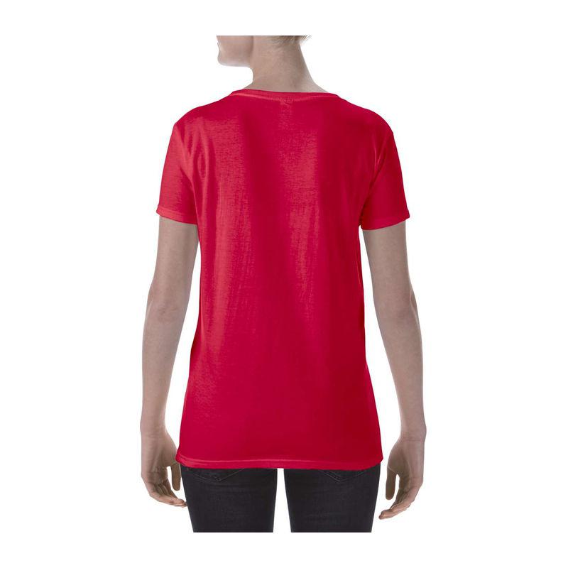 Tricou cu guler larg pentru femei Gildan Softstyle® Rosu S