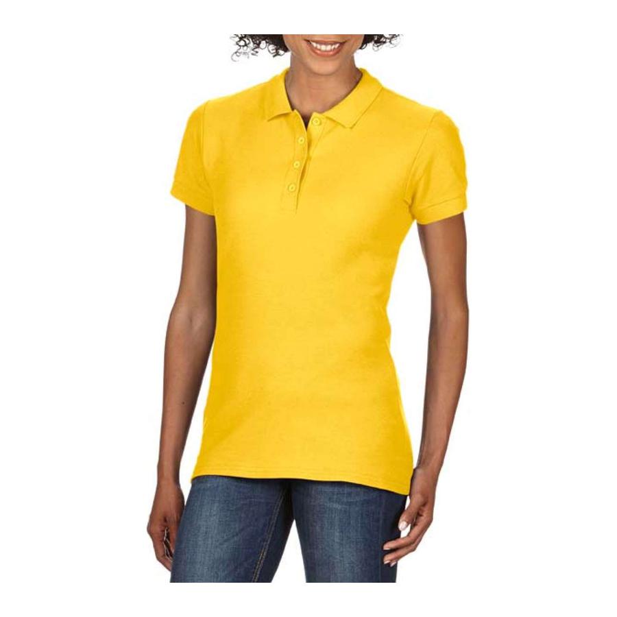Tricou polo pentru femei Gildan Softstyle® Galben XL