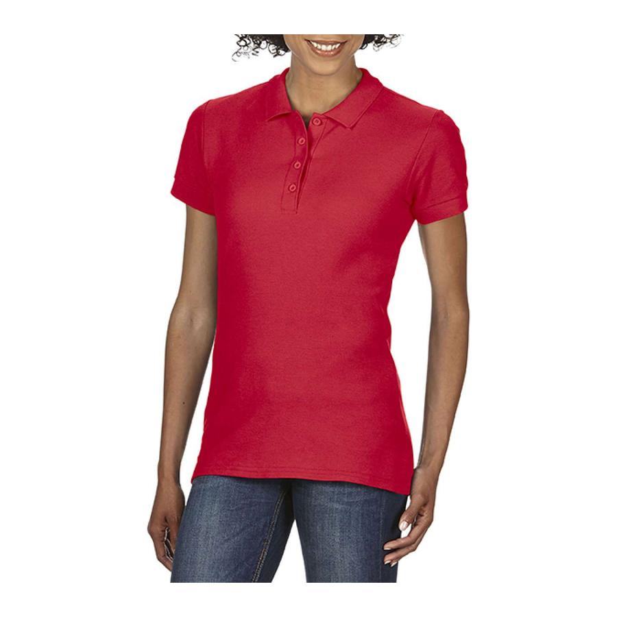 Tricou polo pentru femei Gildan Softstyle® Rosu S