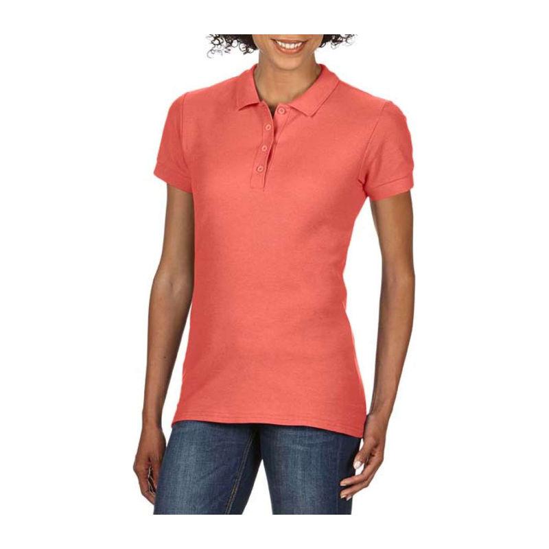 Tricou polo pentru femei Gildan Softstyle® Rosu S