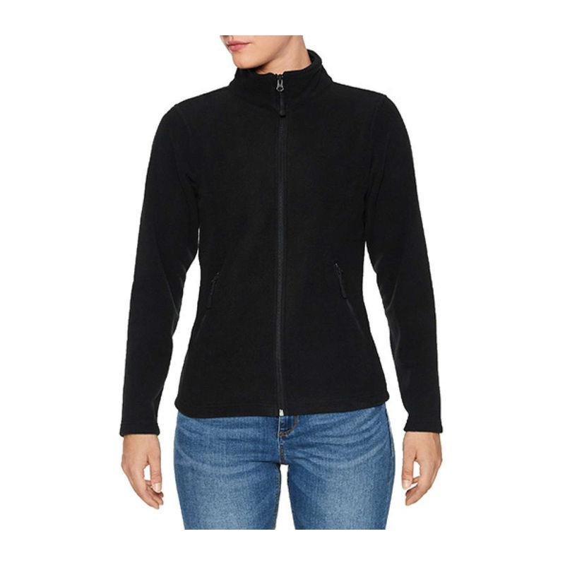 Jacheta Micro-fleece pentru femei Gildan Hammer Negru XL