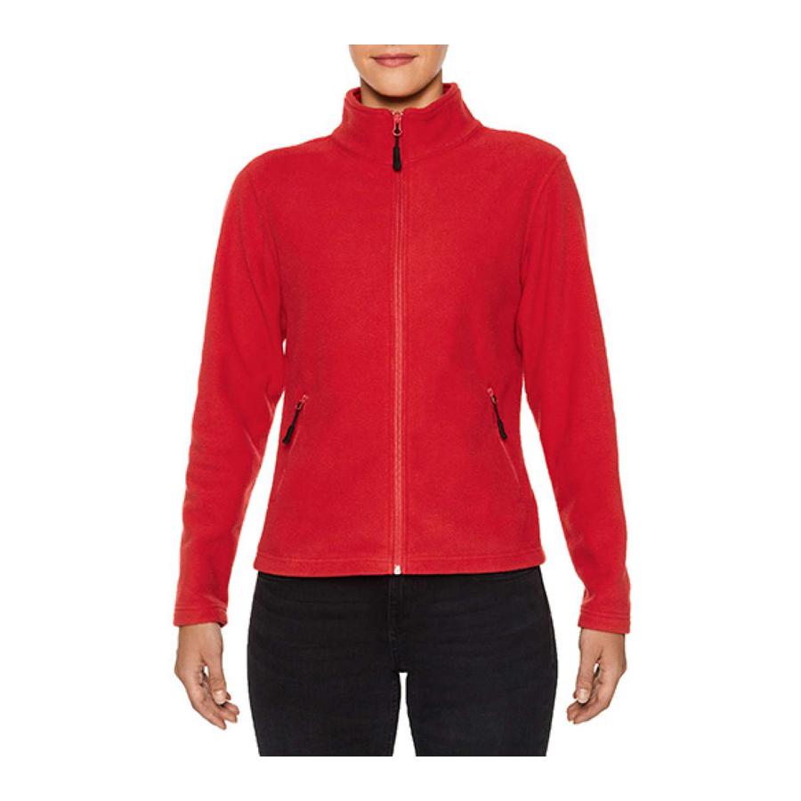 Jacheta Micro-fleece pentru femei Gildan Hammer Rosu XL