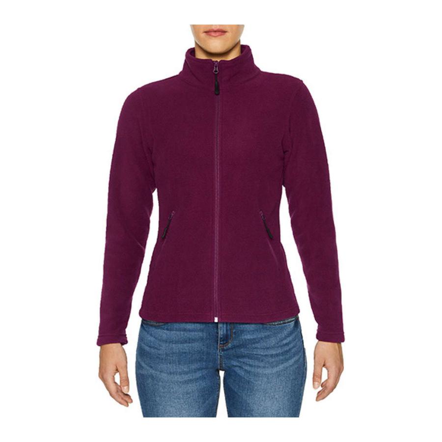 Jacheta Micro-fleece pentru femei Gildan Hammer Rosu XL