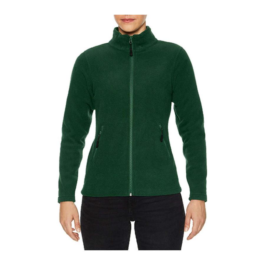 Jacheta Micro-fleece pentru femei Gildan Hammer Verde XL