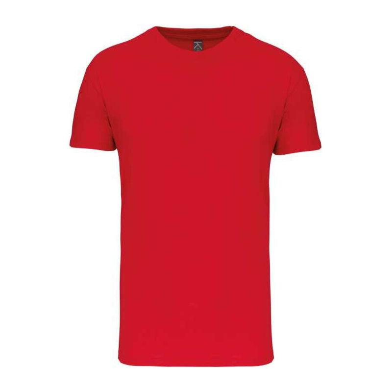 Tricou cu guler rotund pentru bărbați Bio150IC Rosu S